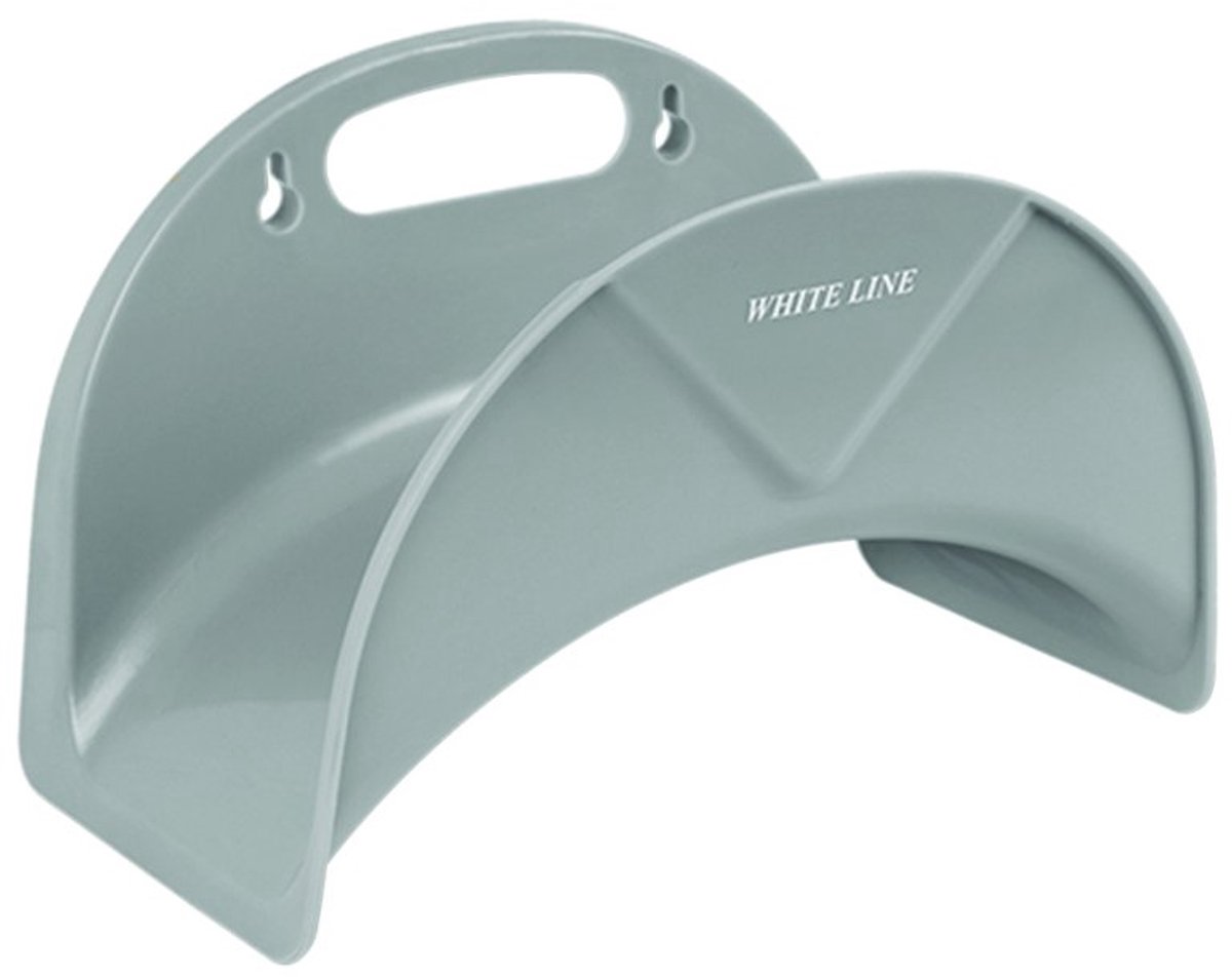 Bradas tuinslanghouder WHITE LINE, wandmontage, grijs, 25 m