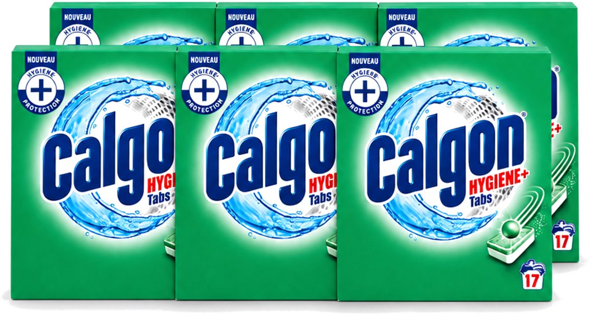 6 x Calgon - Ontkalkingsmiddel - 221 g - 17 Capsules - Voordeelverpakking - 6 stuks