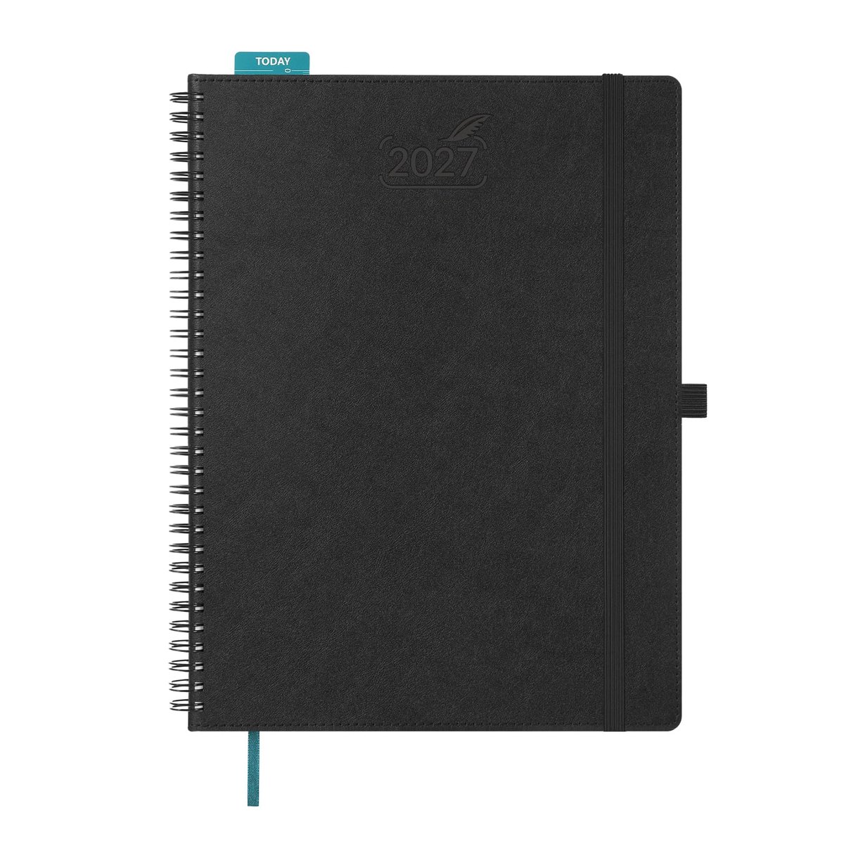 BEZEND-kalender 2027, boekkalender in ringband, ca. A4 (28,5 x 21,5 cm), agenda 2027 (1 week per 2 pagina’s) met - ShopVlot