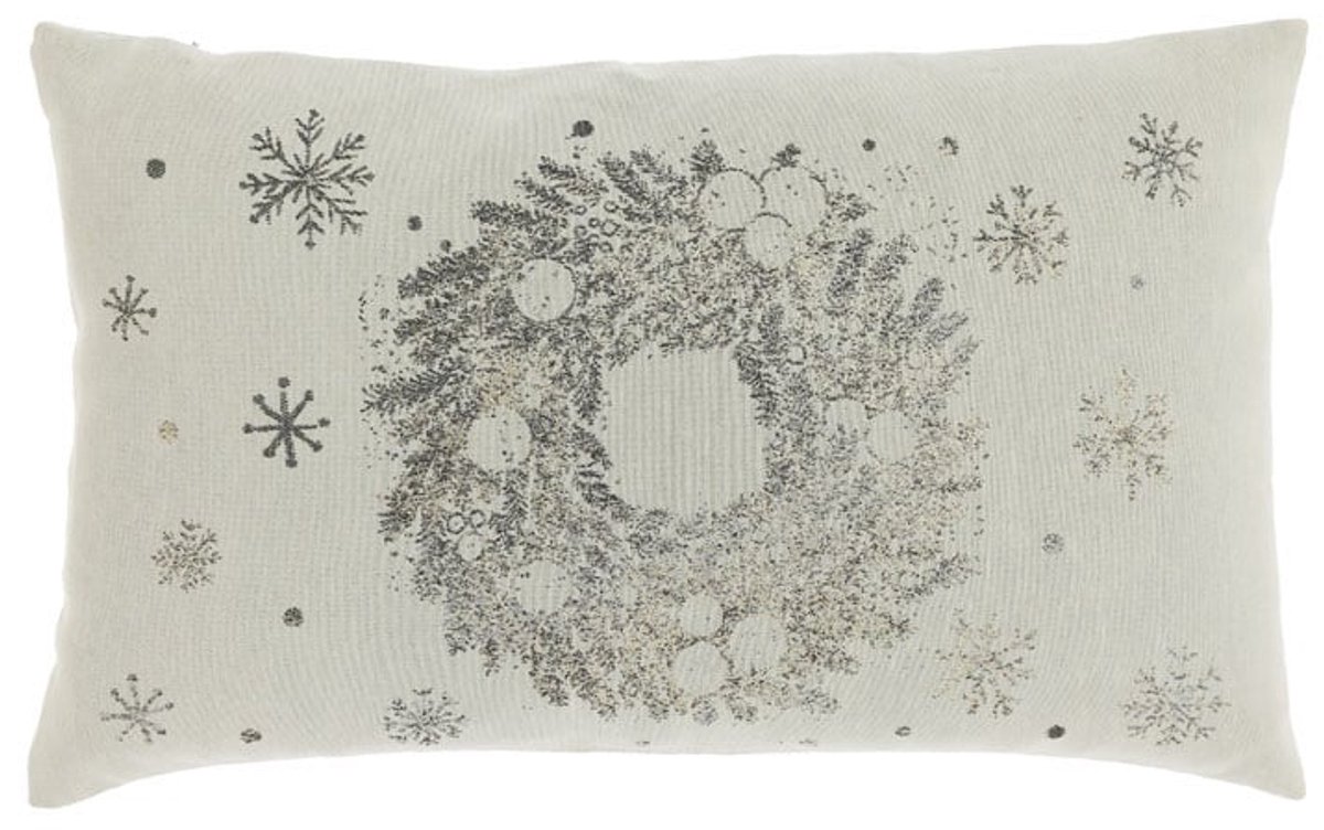 Unique Living Sierkussen Tiril - 30x50cm - Wit