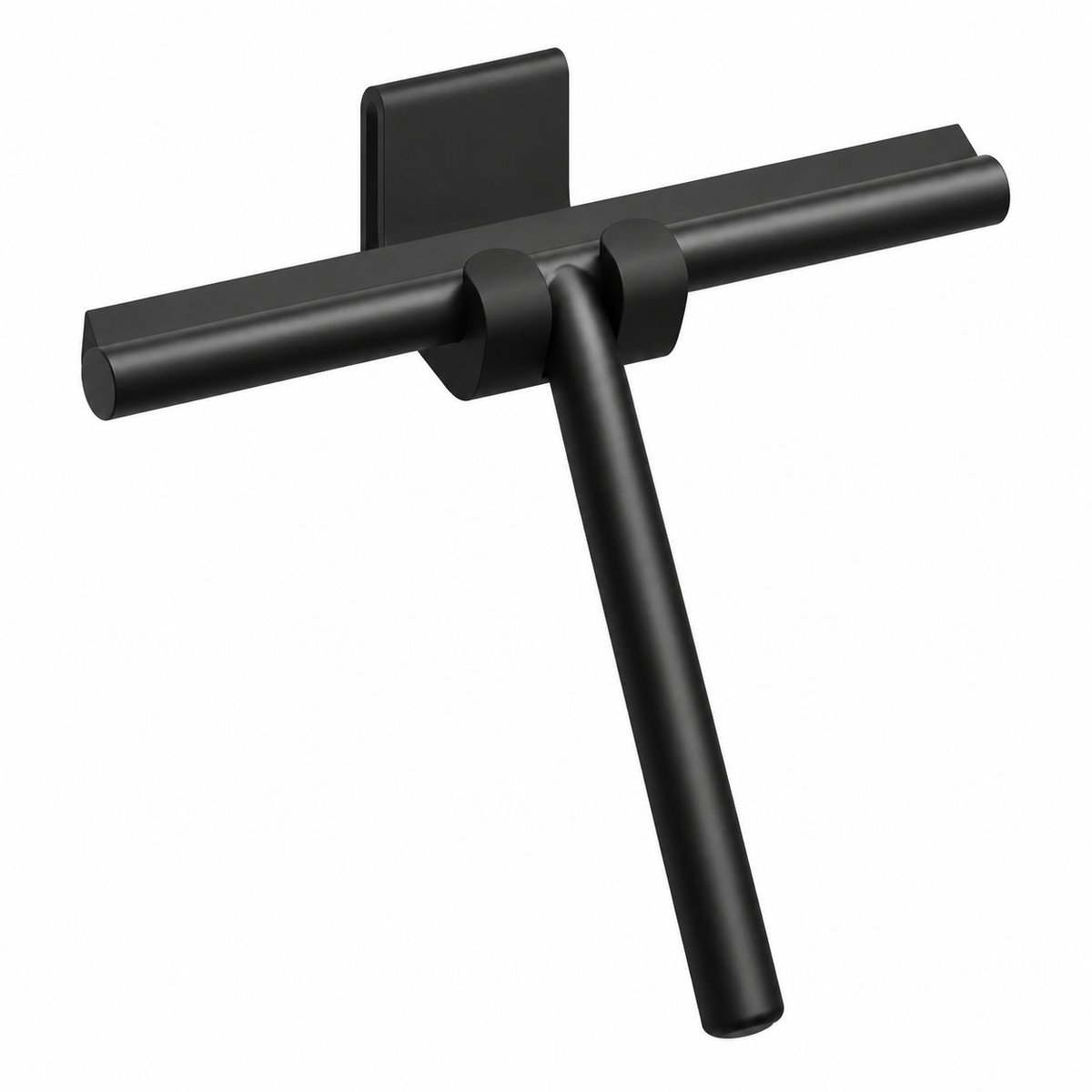 VHV - Siliconen douchewisser - 21 cm - Zwart - in de badkamer