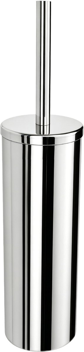 VDN Stainless Toiletborstel met houder - Toiletborstelhouder - Chroom - Wc borstel met houder - RVS - Vrijstaand