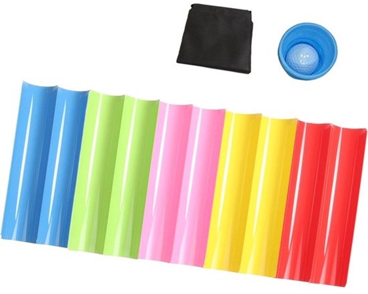 Teambuildingset - Groepsspel voor activiteiten - Voor outdoorworkshops - Verbetert communicatie - 34 x 7 x 0.1 cm