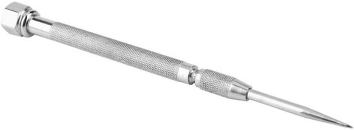 Gecementeerde carbide kraspen - Punt van wolfraamcarbide - Voor nauwkeurig markeren - Hoge hardheid 55 HRC - Lengte 12,8 cm - Zwart