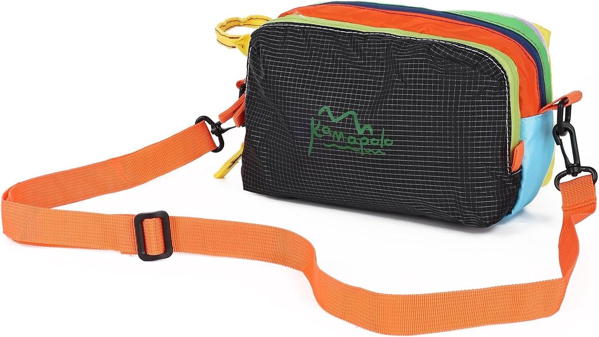 Stijlvolle en waterdichte crossbody tas voor dames, lichtgewicht casual schoudertas, kleurblok heuptas met handvat, ideaal voor dagelijks gebruik
