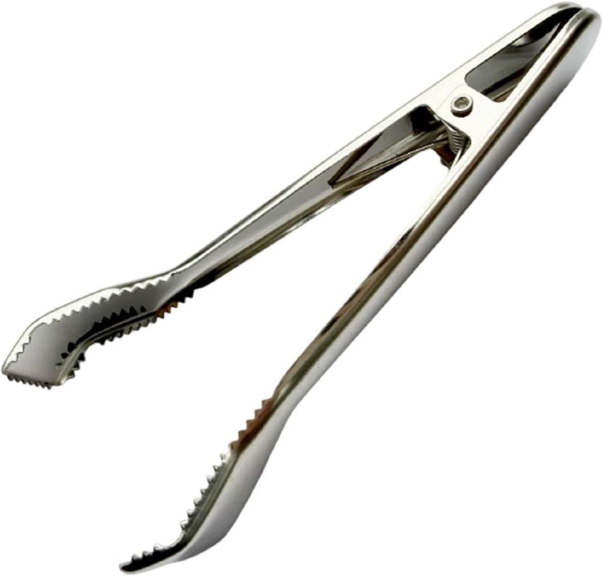 2 stuks ijsblokentang 17 cm, zilveren ijstang voor ijsblokjes - ShopVlot