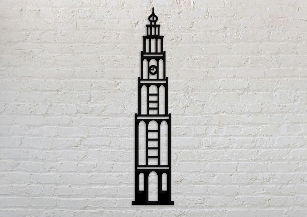 Iconische Martinitoren 50 cm Zwart – Exclusief design!