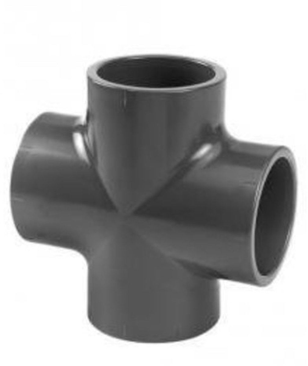 PVC Kruisstuk 50 mm PN 16