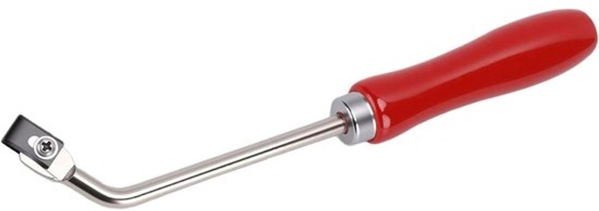 Vloergroever - Sleufmaker voor vloeren - Voor PVC-vloerinstallatie - Stalen constructie - 3 reservemessen - Rood