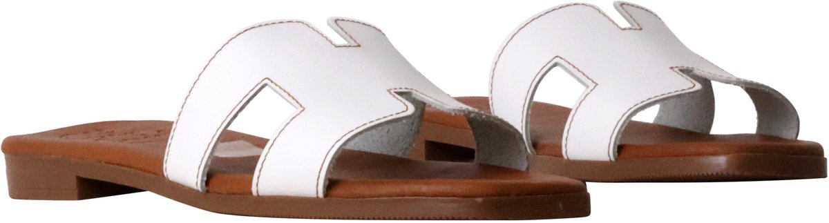 Sandales Plate en cuir