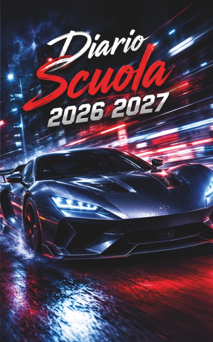 Schoolagenda 2026 Sportwagen 2027: Dagagenda 1 dag per pagina Voor meisjes en jongens - ShopVlot