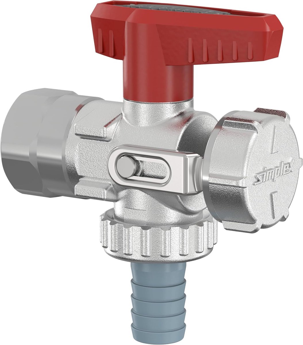 Simplex KFE ball valve for heating with internal thread Rp 1/2" - F10676 - ShopVlot