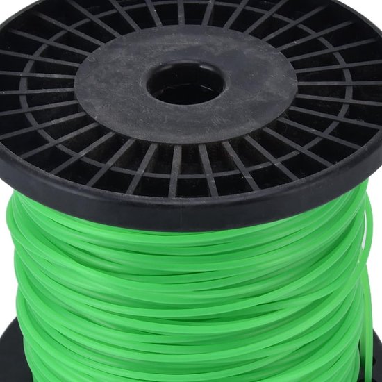 Kwalitatieve 2mm Grastrimmer Draad voor Tuinonderhoud - 100m Spoel met Quadrate Snijdraad en Tuingereedschap Accessoires — afbeelding 2
