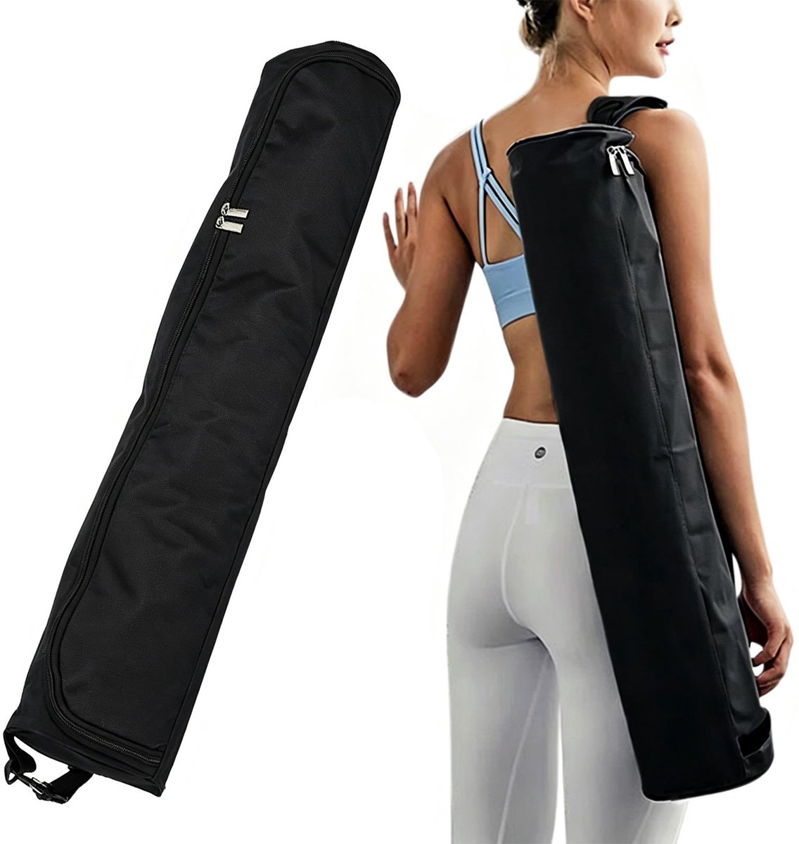 Ogetok Yoga Mat Tas, Full Zip Oefening Yoga Mat draagtas met verstelbare riem, Waterdichte Yoga Mat Draagtas riem voor - ShopVlot