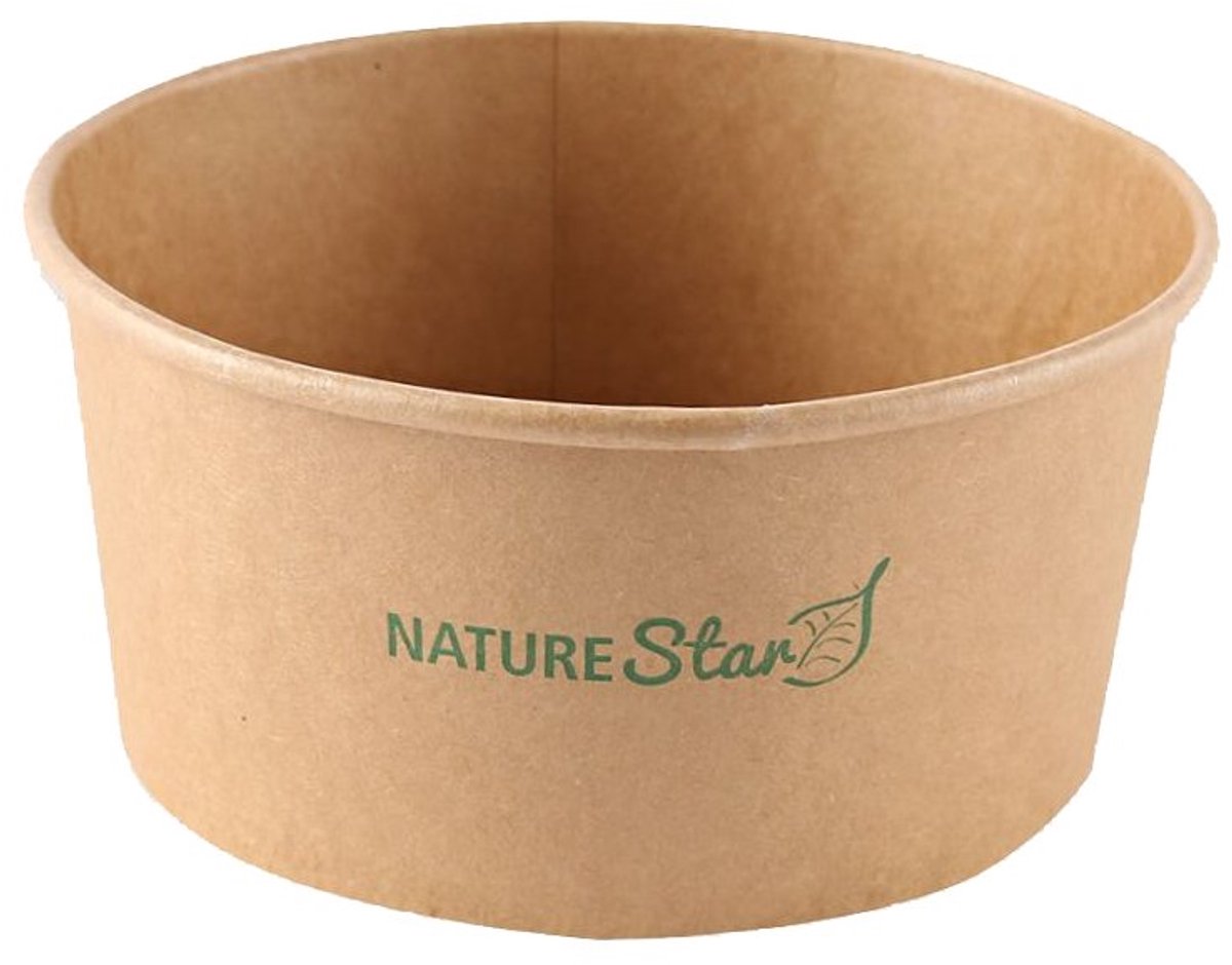 NATURE Star PET deksel saladeschaal Caesar, transparant, 50 stuks