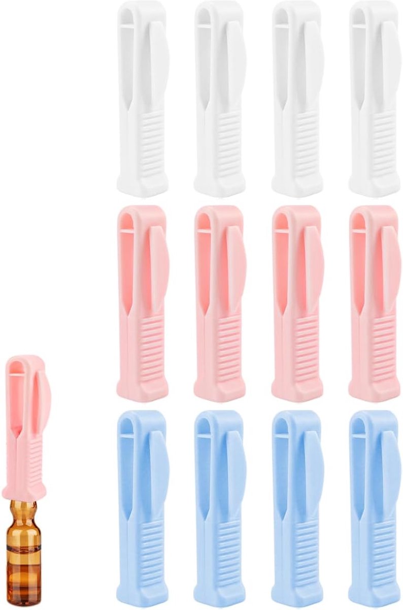 FERCAISH PP-materiaal ampullenopener, 12 stuks verpleegstersampullenbrekers, ampullen-flesopener, medische - ShopVlot