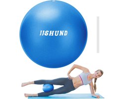 jjshund Pilates Ball, 25 cm, Gymnastics Ball, Small Soft Yoga Ball with Inflatable Straw, Fitness Ball for Home, Gym - ShopVlot