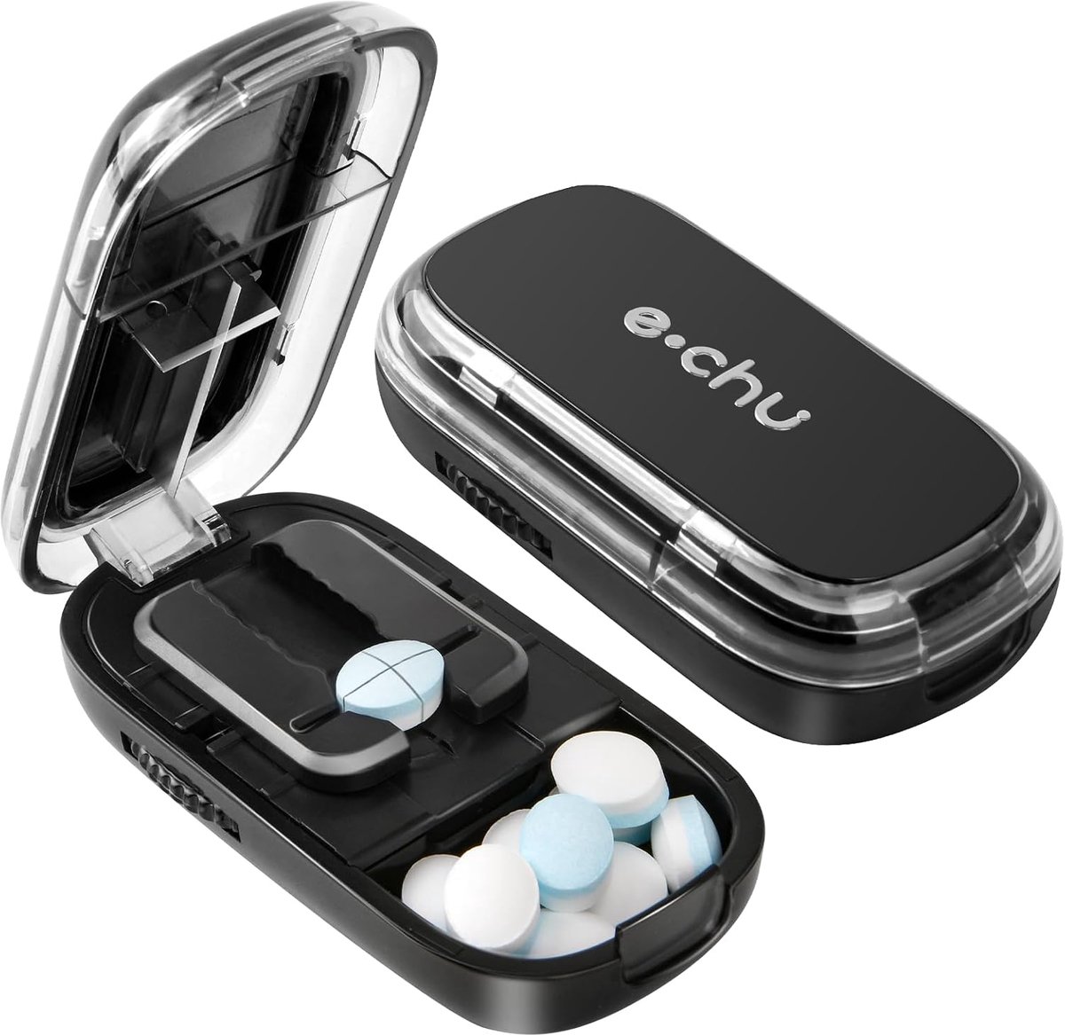 Pill Cutter, Pill Cutter, Precise Pill Cutter in 2 and 4, Portable Pill Separator with Blade, Precision Pill Cutter - ShopVlot
