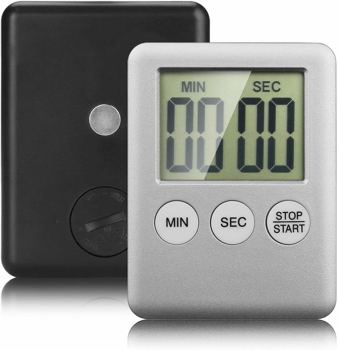 Digitale Keuken Timer met LCD Scherm, Magnetisch en Geschikt voor Koken, Bakken en Eieren