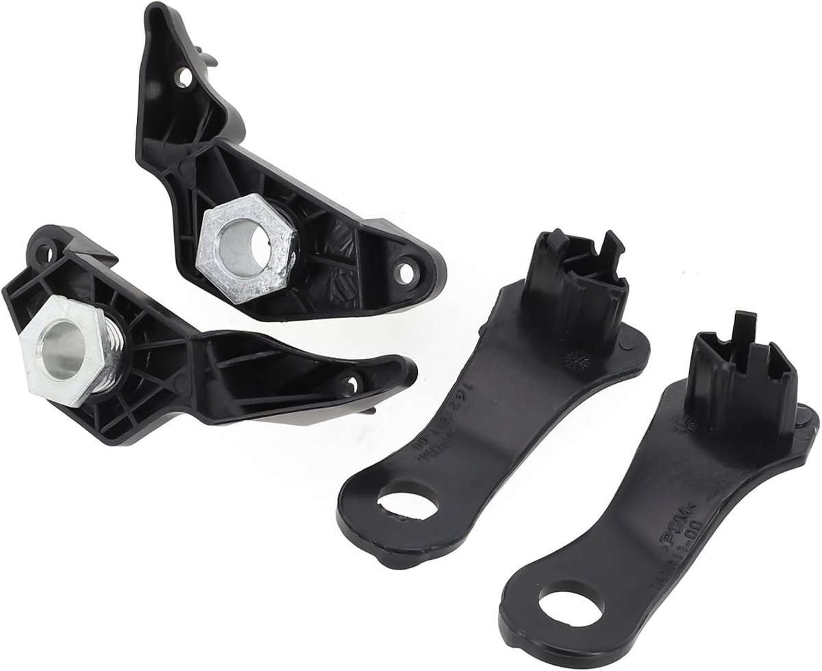 Stevige koplampbeugels van kunststof en metaal voor BMW E60 E61 525i 530i 540i 545i 550i, eenvoudig te installeren en duurzaam
