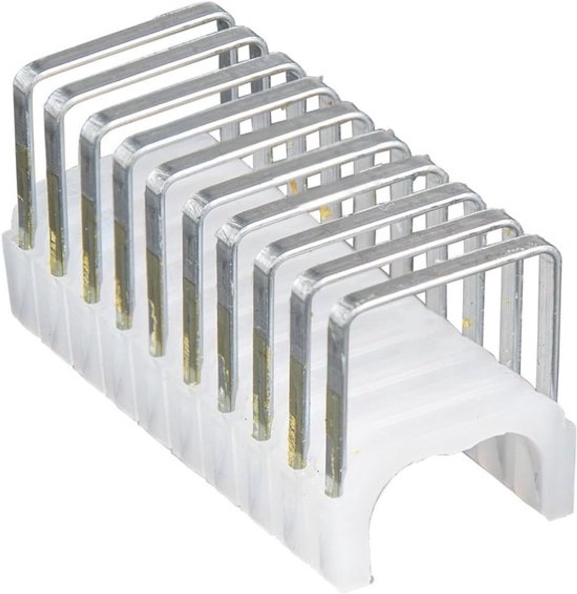 Kabelnietjes - Geïsoleerde nietjes - Voor kabelinstallatie - UL-vermeld - 19/32 x 11/32 inch - Zilver en wit