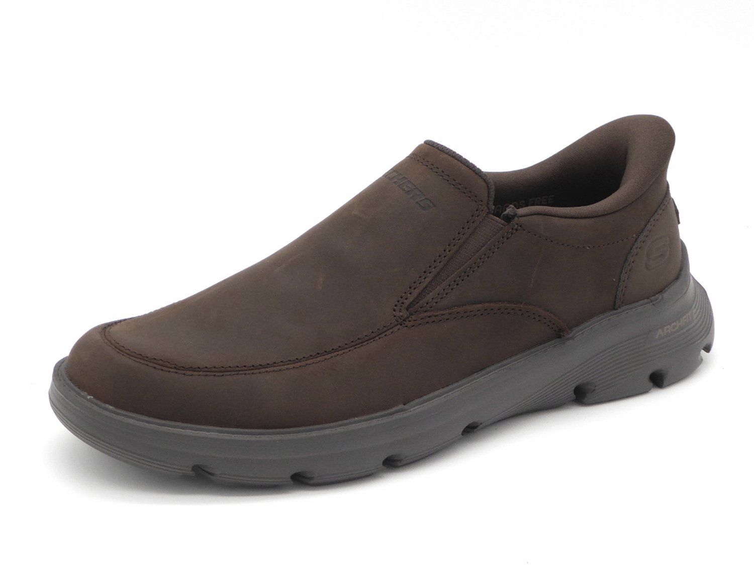 Skechers Hands Free Slip-Ins Arch Fit Garza heren instapschoen - Bruin - Maat 40