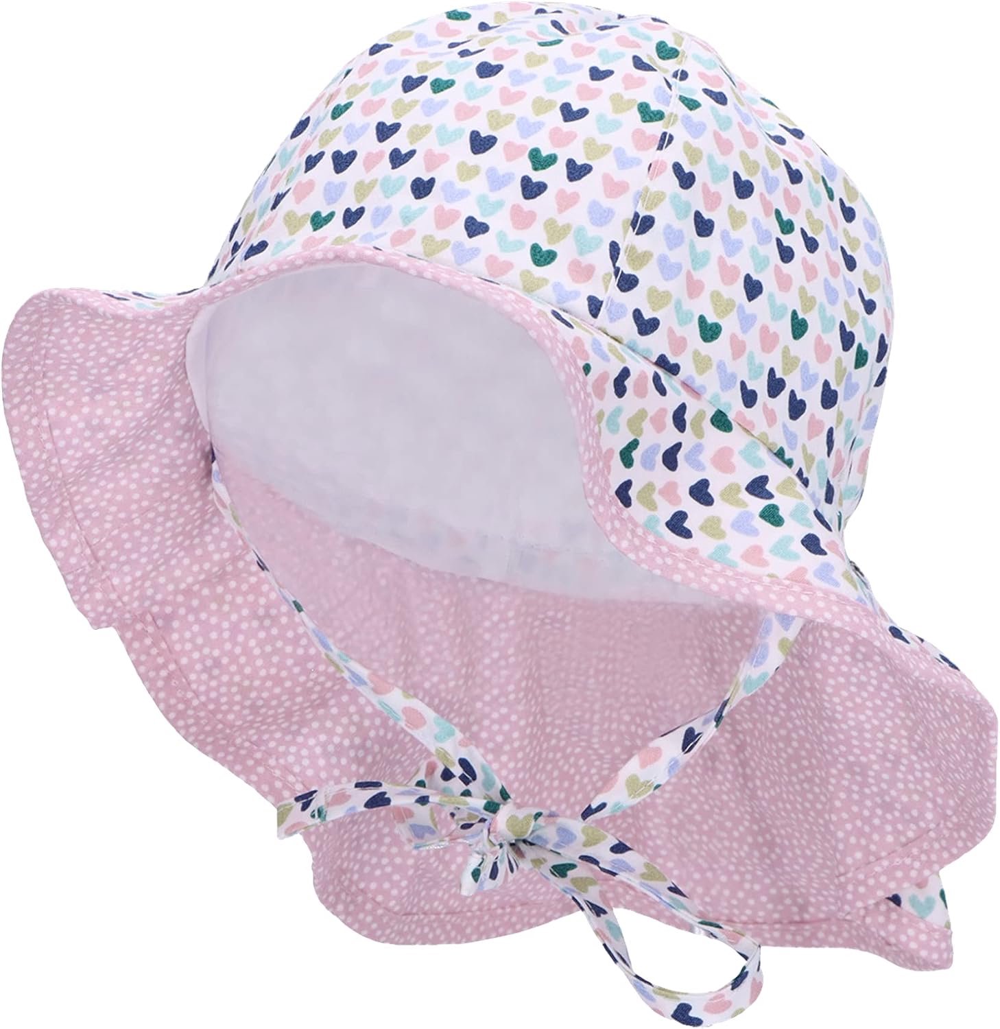 Sterntaler Zonnehoed Hartjes - UV Bescherming Baby Meisjes
