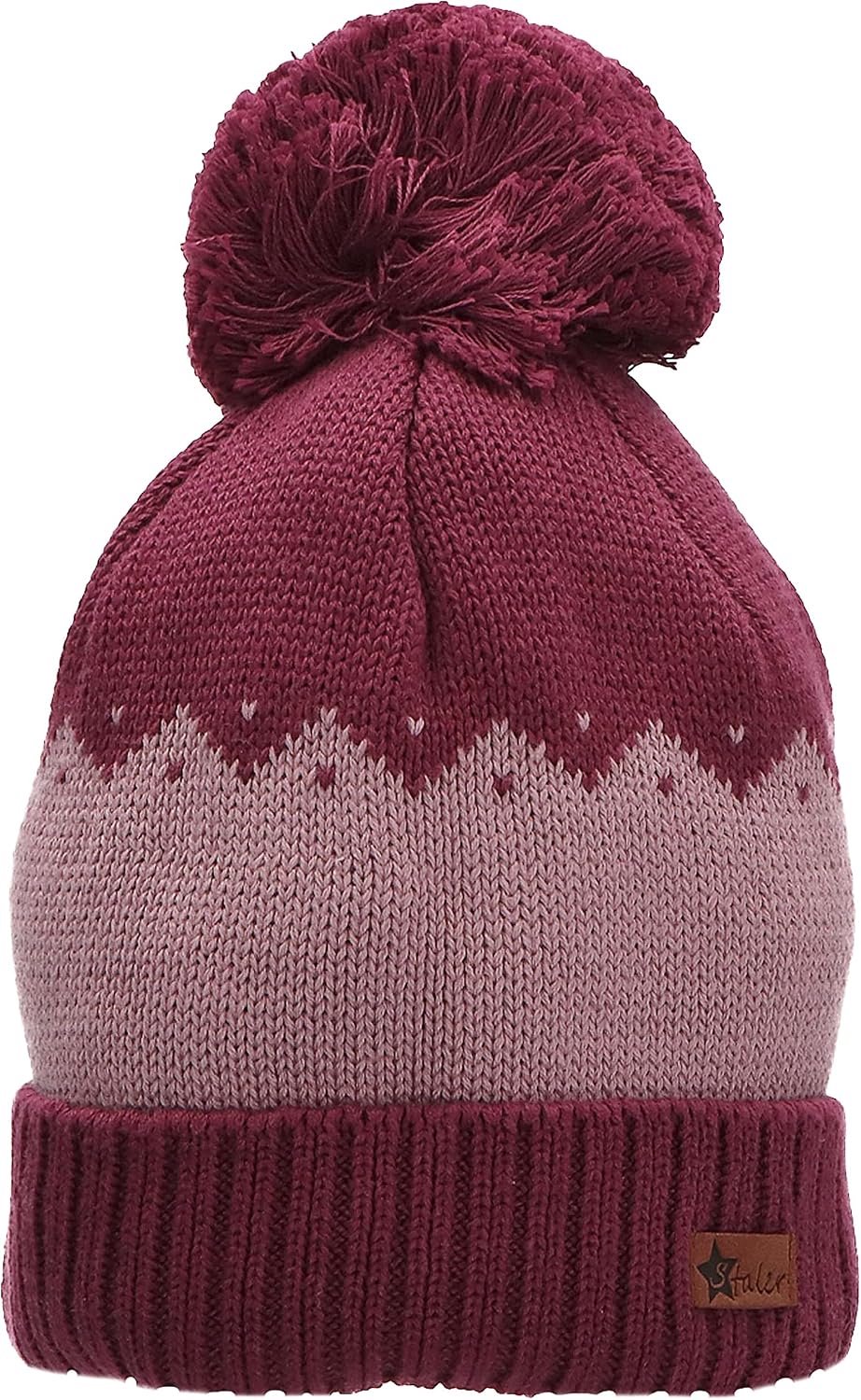 Sterntaler Babymuts met Pompon en Omflap - Biologisch Katoen