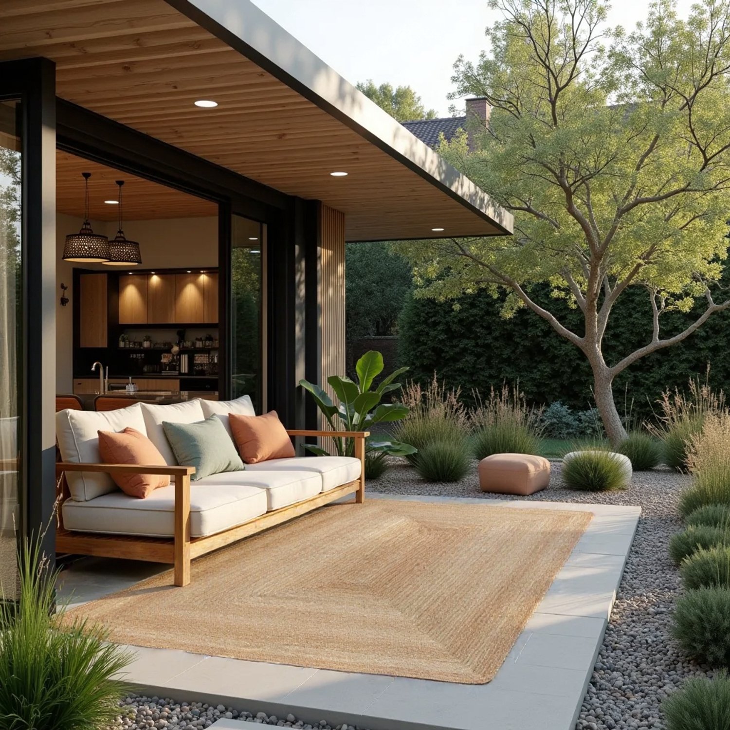Jute Buitenkleed Outdoor Breeze Naturel 240 x 340cm Mrcarpet