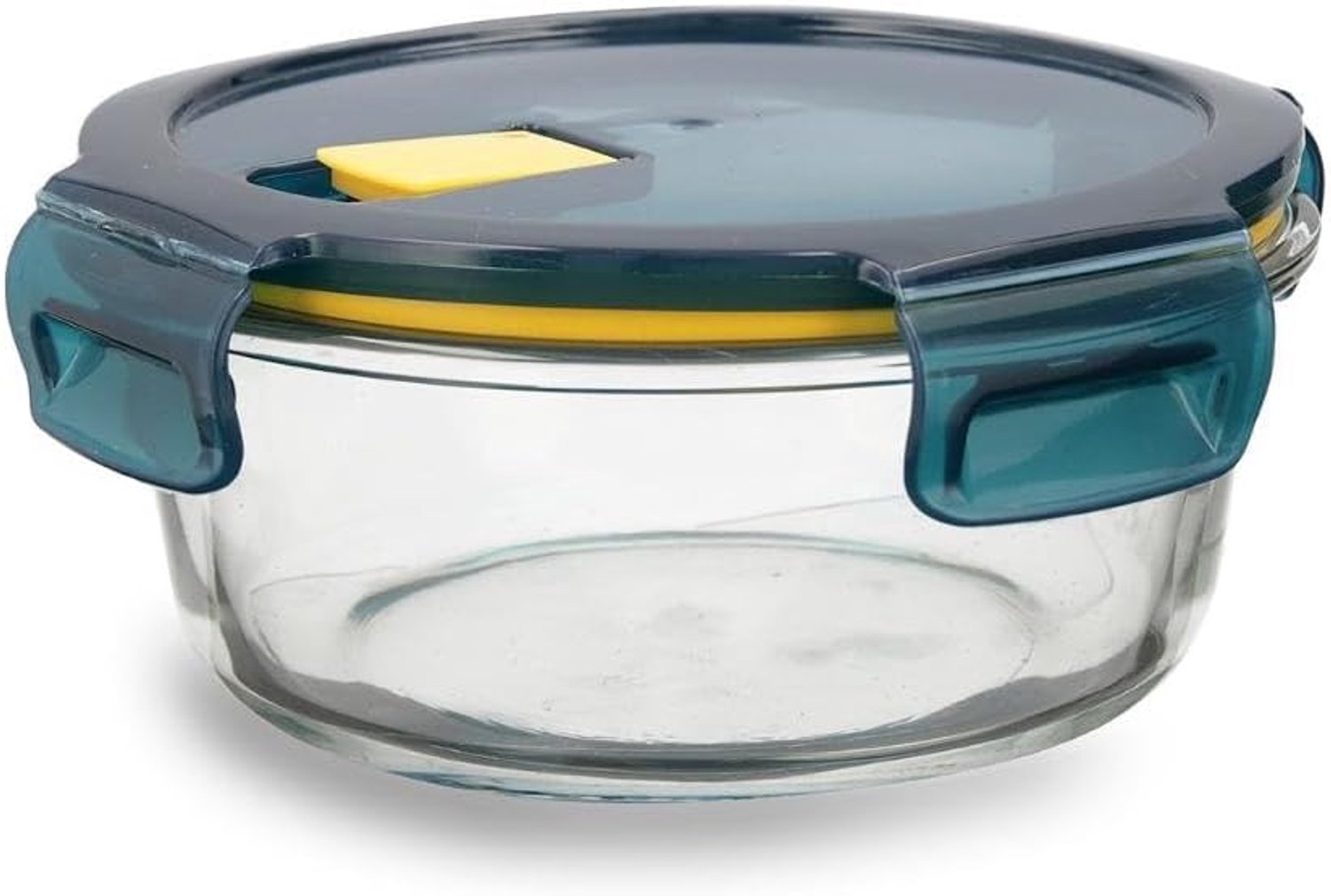Hermetische Lunchtrommel Quid Astral 620 ml 16 x 16 x 7 cm Blauw Glas