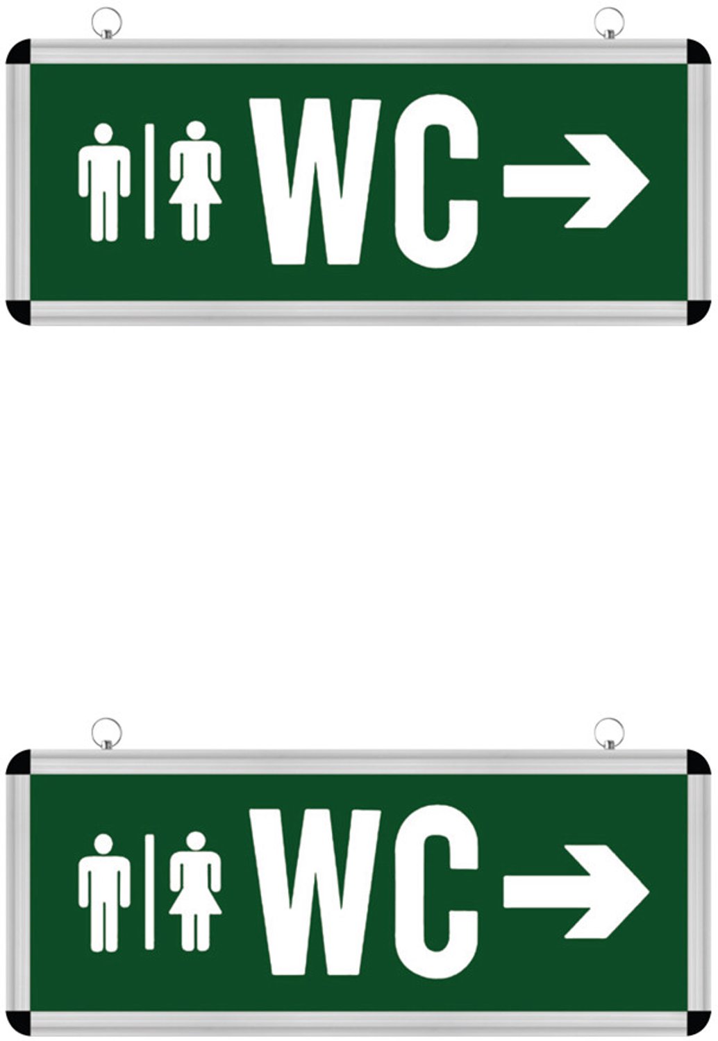 LED Noodverlichting WC - 2 Pack - Rabonta - Hangend - 3W