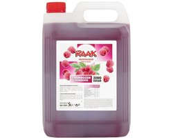 Raak | Siroop Zero Framboos | 5 liter | Omdoos 4x