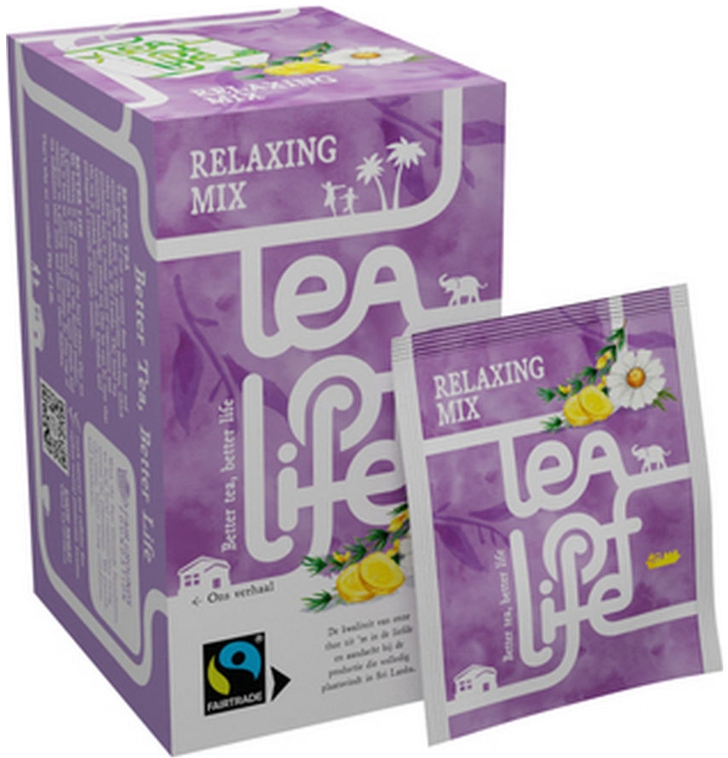 Tea of Life - Relaxing Mix - 100 x 1.5 gram - Omdoos 6x