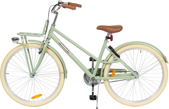 Aventuri Urban Aluminium Unisex kinderfiets 26 Inch - Kinderfiets voor 10 tot 14 jaar - Met standaard - Groen — afbeelding 2