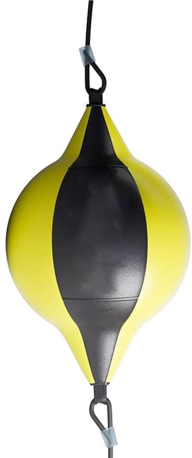 Bokszakbal - Trainingsapparaat - Coördinatie trainen - Scheurbestendig PU-leer - 170 cm lengte - Geel