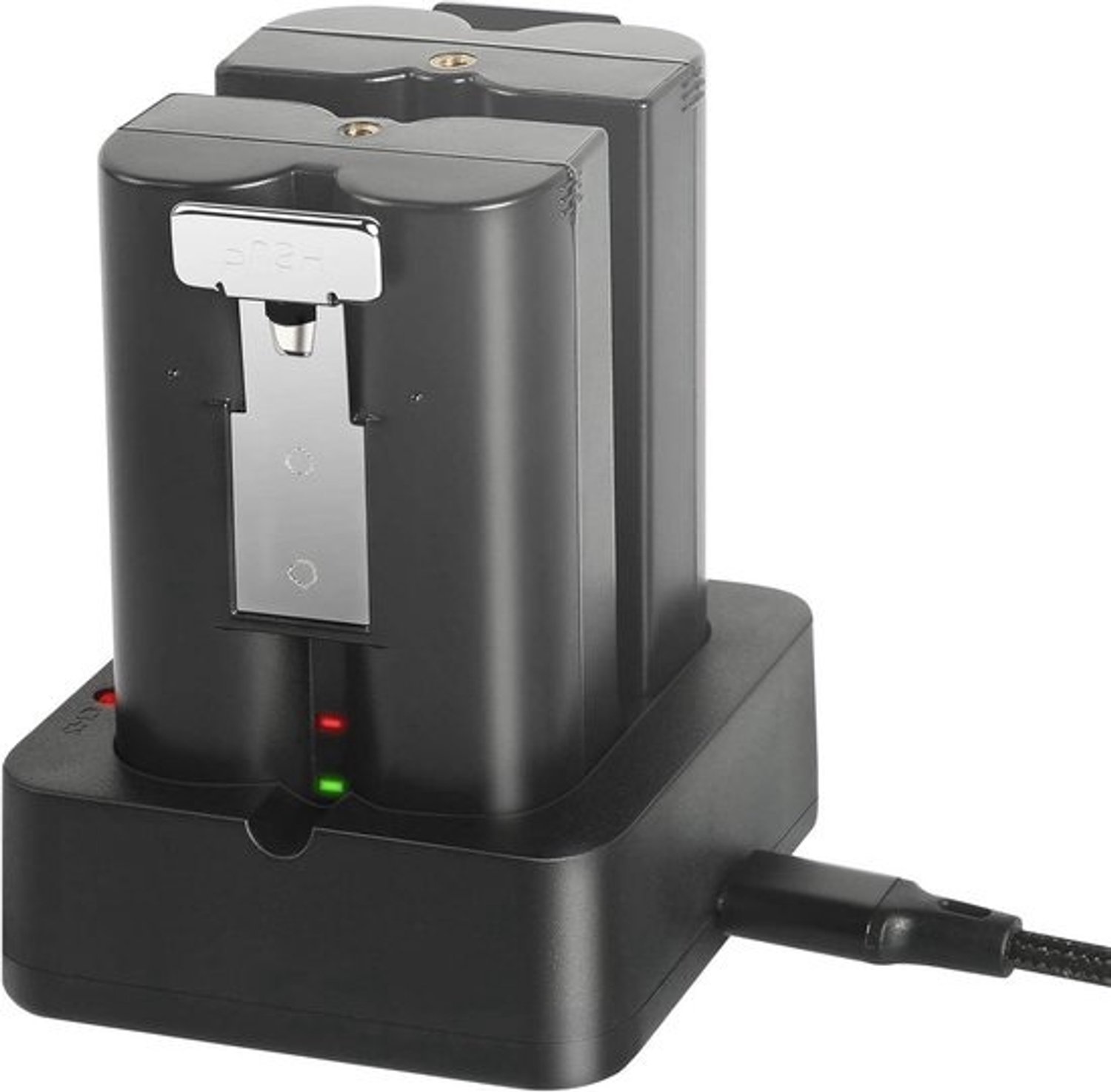 Vervangende batterijen deurbel - Accu's voor Ring-camera - Beveiliging thuis - Dubbel laadstation - 6040mAh - Zwart