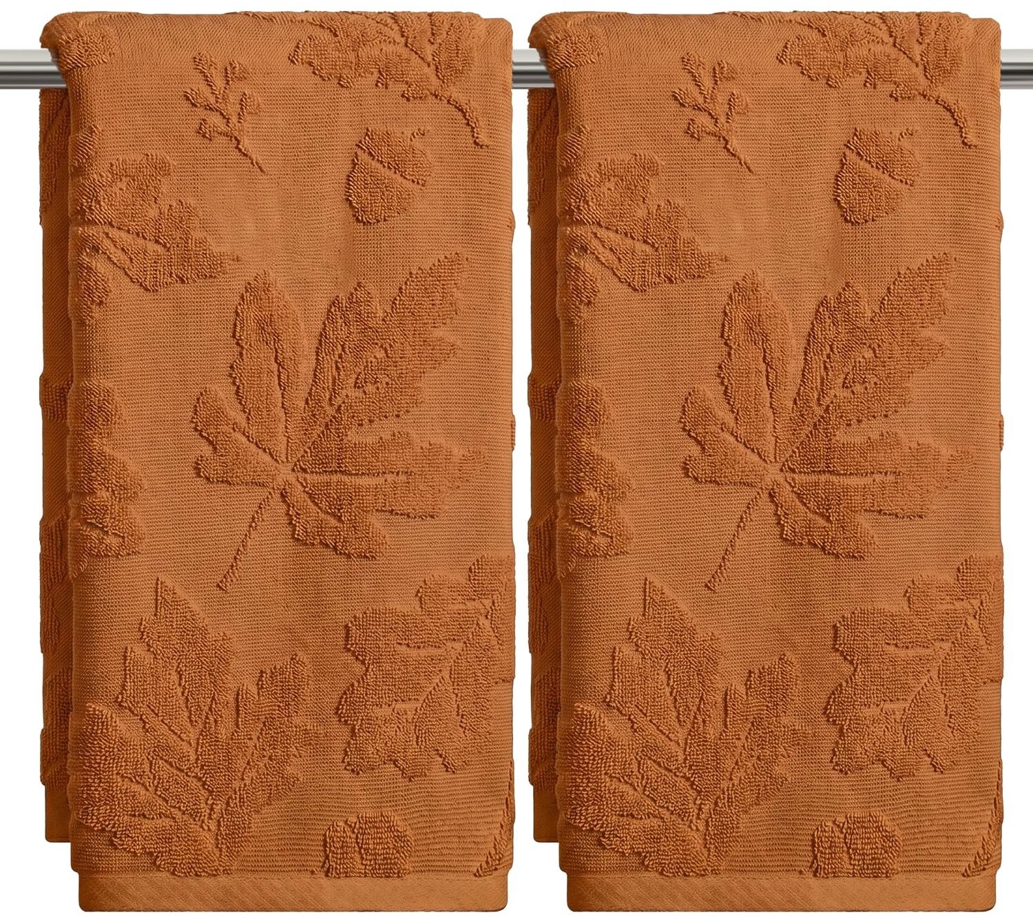 Set van 2 Katoenen Handdoeken met Herfstthema