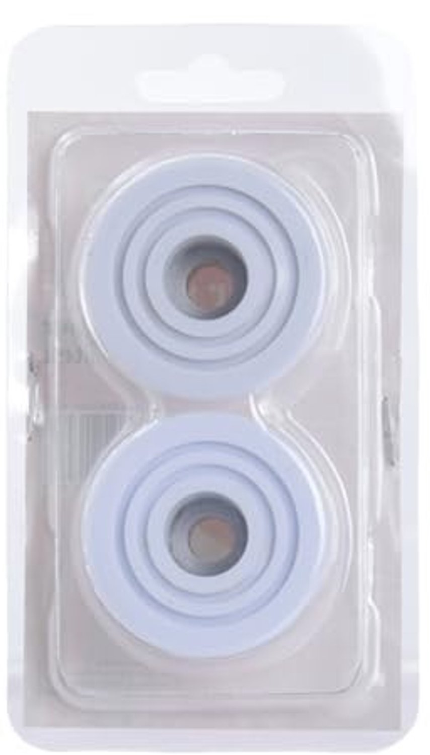 Set van 2 Remblokjes voor Rolschaatsen in Klassieke Kleur Wit
