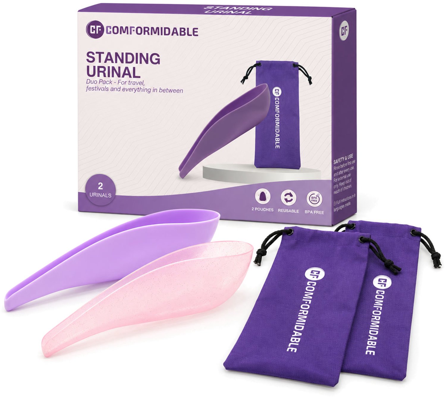 Comformidable Plastuit voor Vrouwen - Herbruikbaar - 2 Stuks