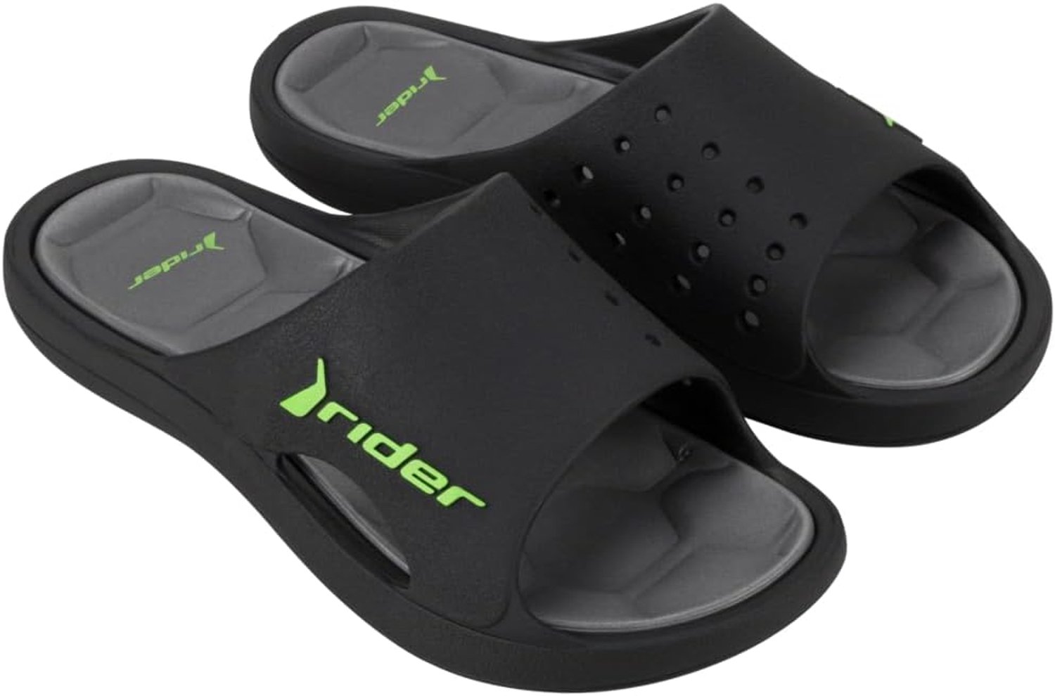 Rider Bay XIV Ad Heren Slippers Comfort & Stijl Zwart