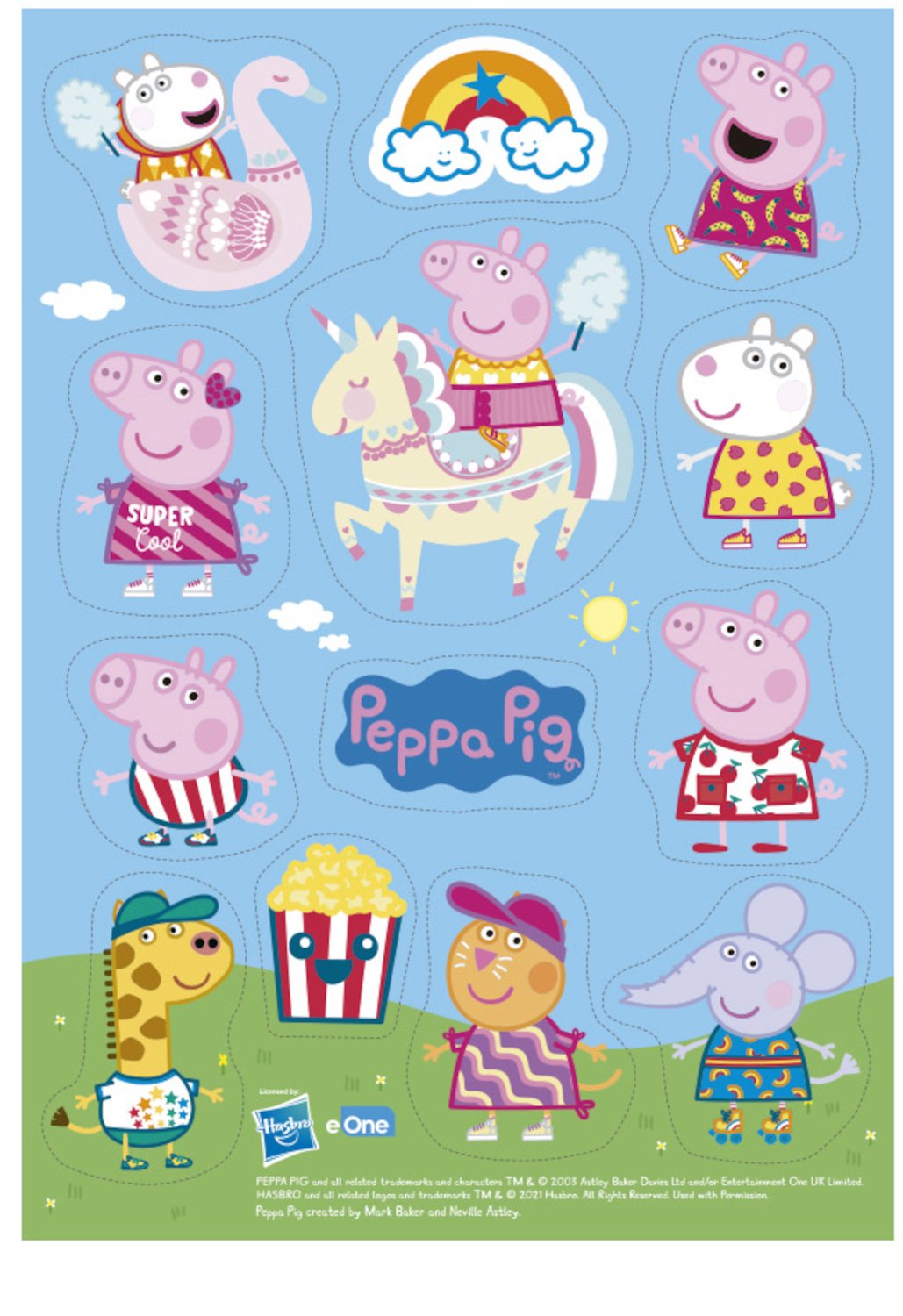 DEKORA - Eetbare Peppa Pig plaatjes