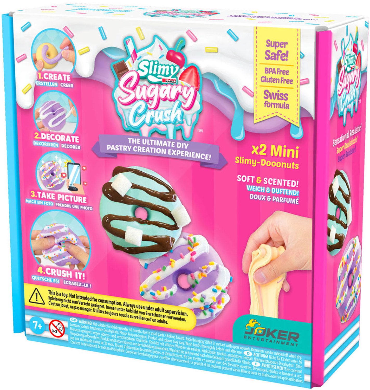 Slimy Sugary Crush Mini Donut Maak je Slijm.