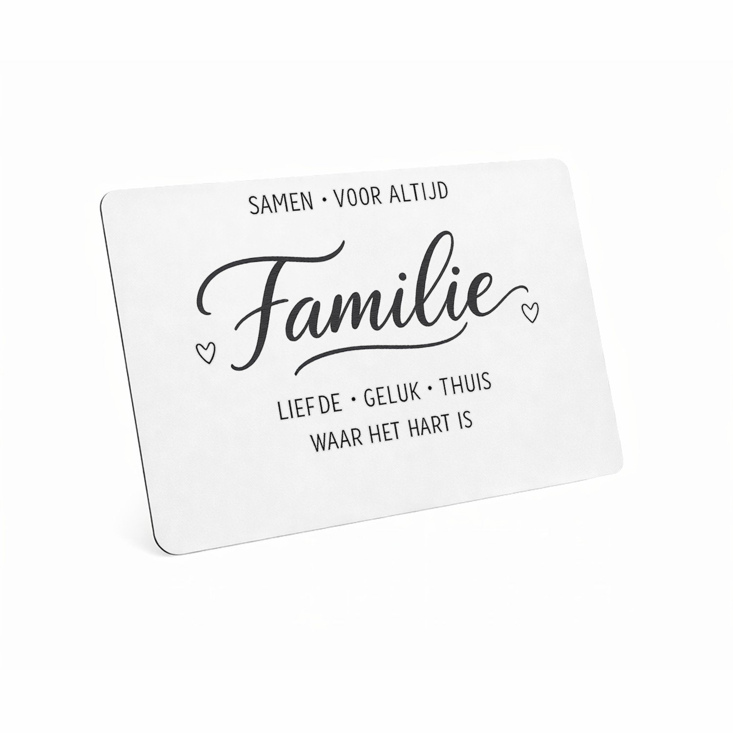 Mr Cadeautjes MDF magnetische fotolijst 28 x 19 - design Een vergelijkbare warme typografische cadeaustijl met een ce | cadeau Wit