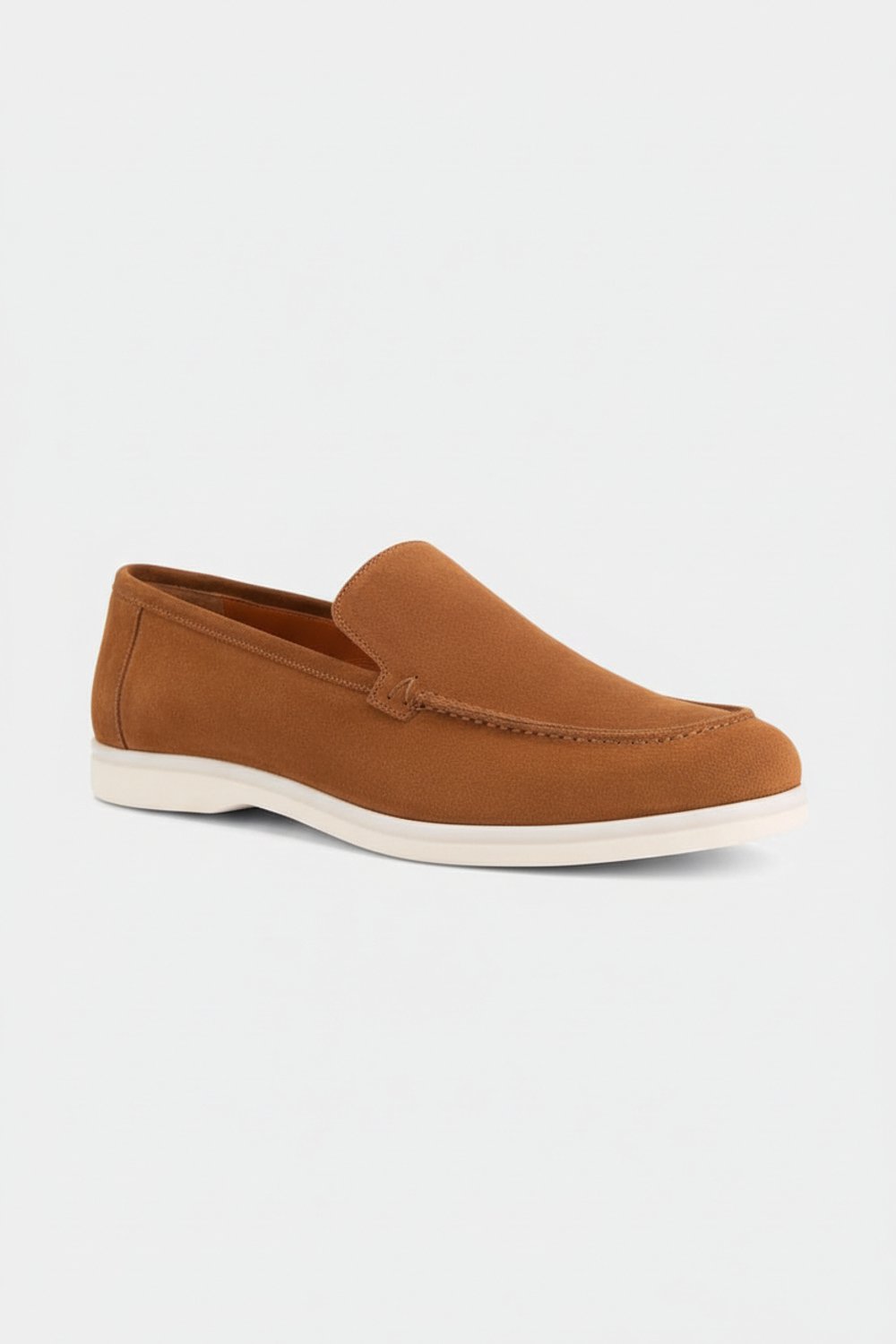 GENTS - Heren schoenen - Loafers - Nette schoenen - Suède - Cognac - Maat 45/45