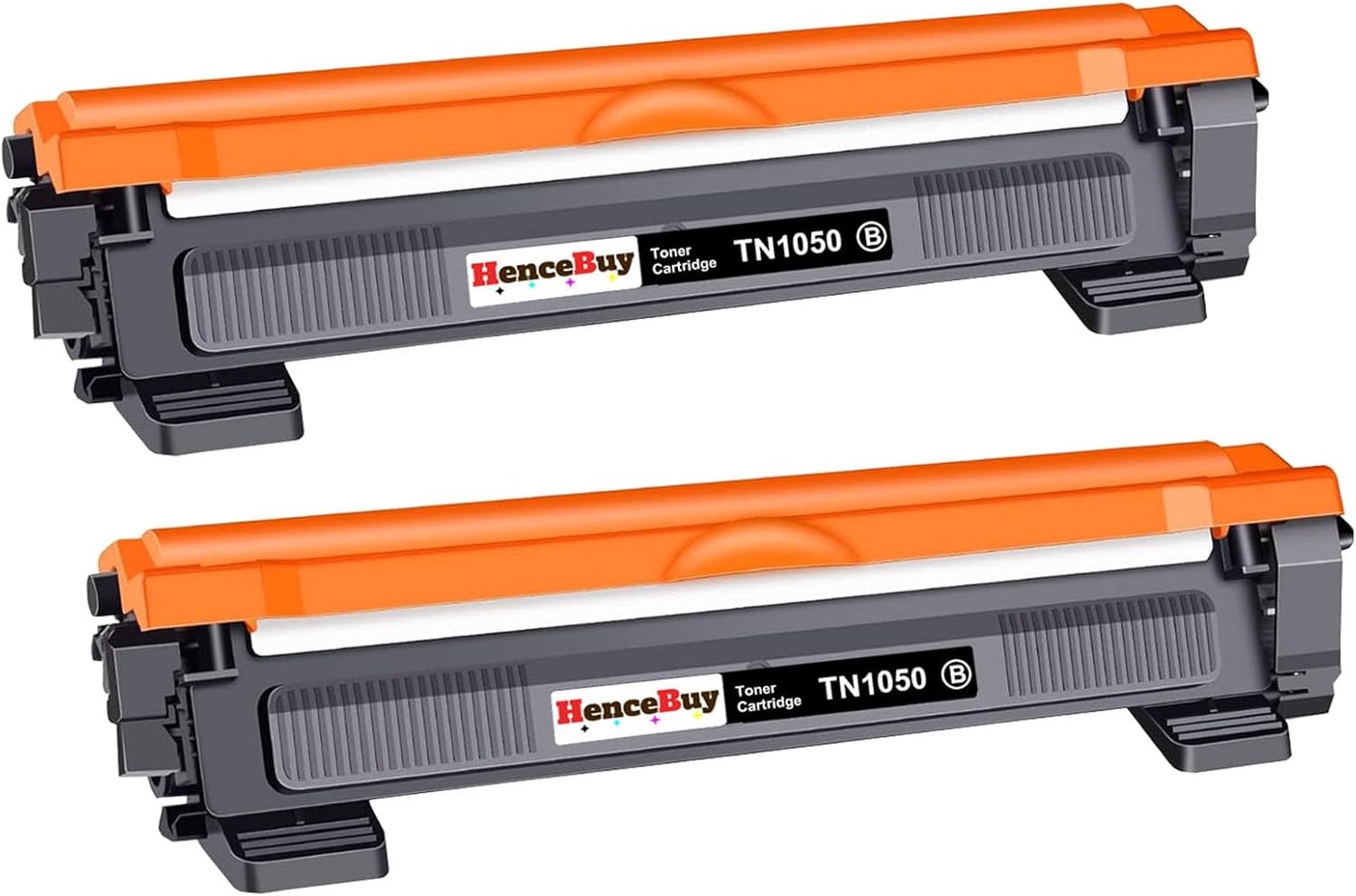 Toner zwart TN1050 - Compatibel met Brother - 2 stuks - Hoge afdrukkwaliteit - ShopVlot