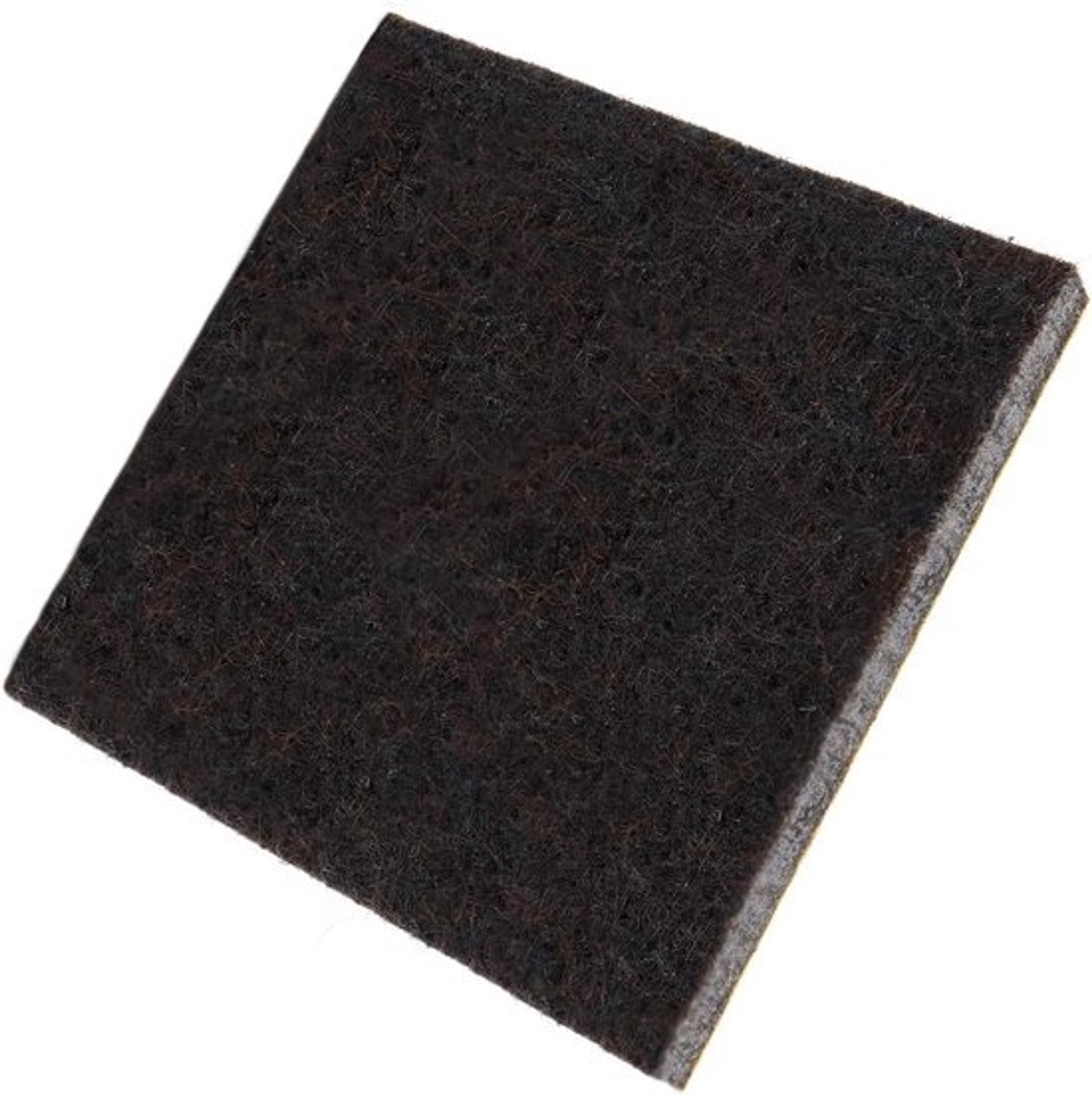 Viltglijders Meubels - Stoelpootdoppen Vilt - Vloer Beschermen - Extra Dik 5.5mm - 50x50mm Vierkant - Bruin