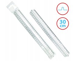Transparante Liniaal met Handvat, 30 cm