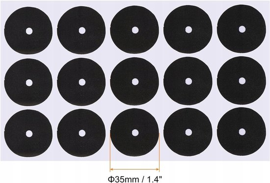 45 Zwarte Biljart Markers - Precisie Oefeningen — afbeelding 5
