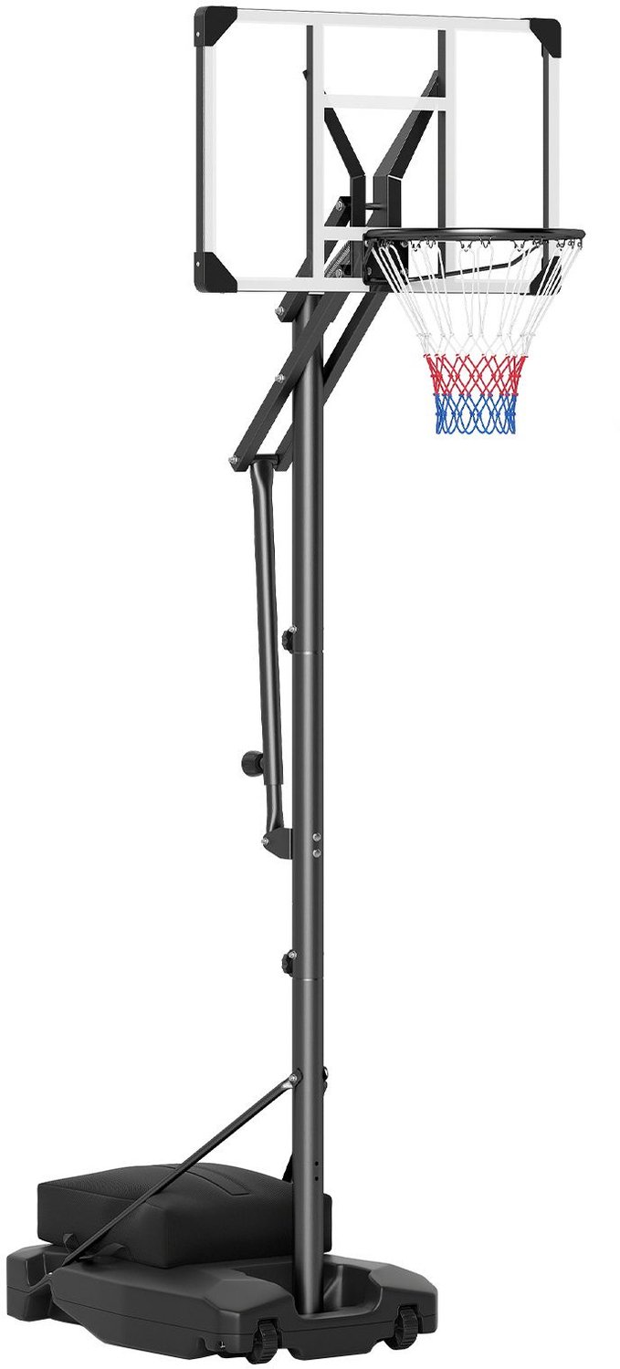 SureDeal® - Speelgoed - Basketbalring Buiten Basketballinstallatie - 88x53x258 cm - Zwart