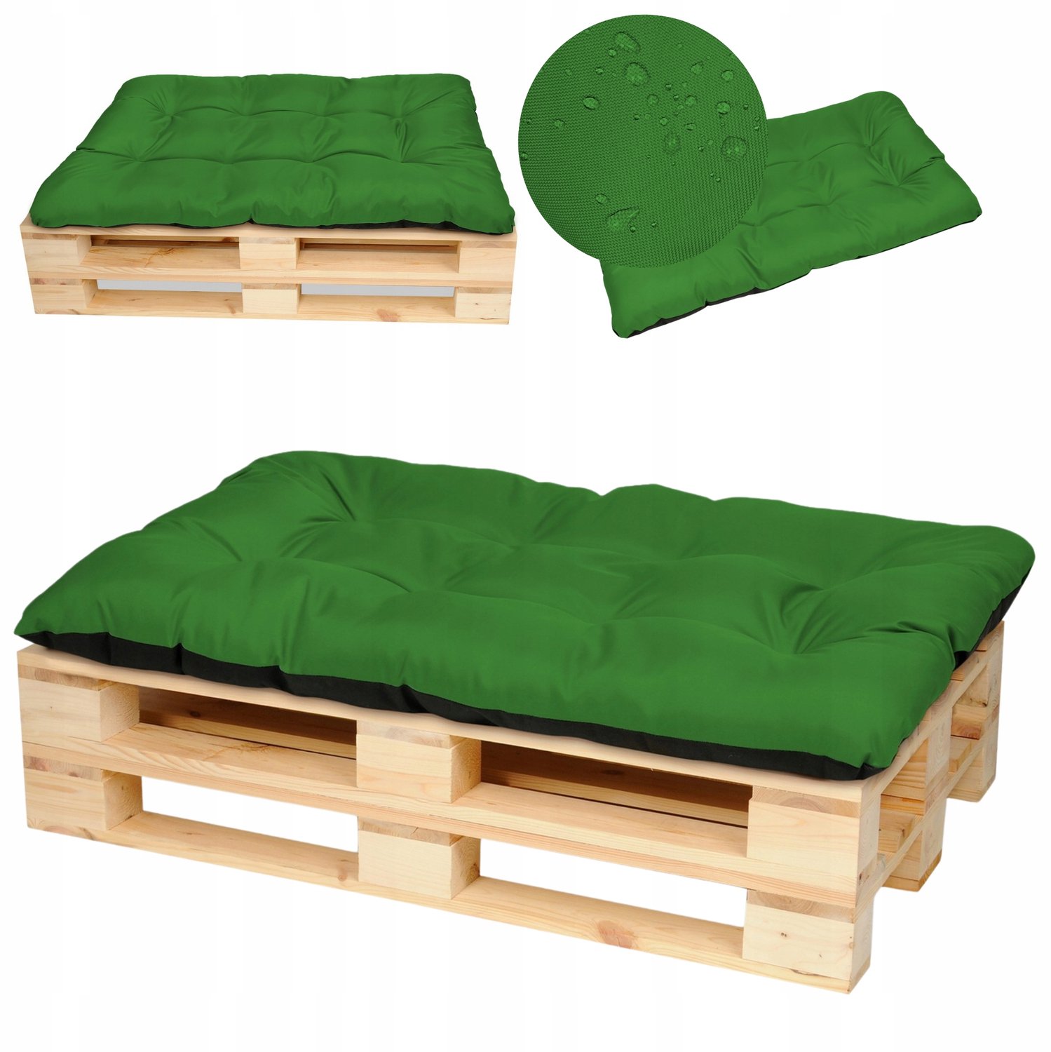 Waterproof Tuinkussen Bank Palletmeubelen 120x80 cm Geknipt